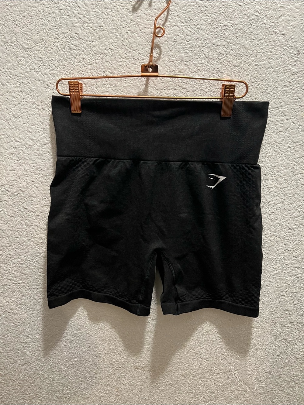 Gymshark Black High-Waist Seamless Bike Shorts